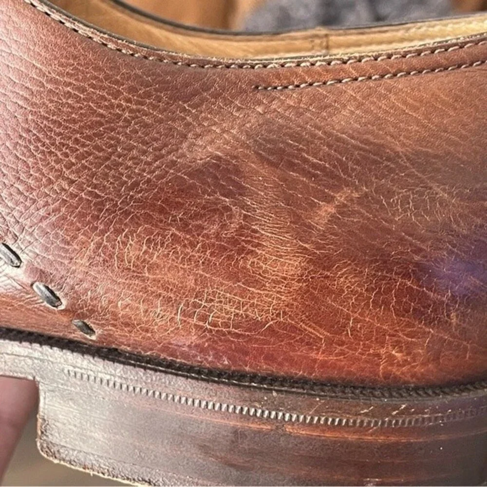 Gravati Eleganza Baby Calfskin Leather Oxfords Sz 10